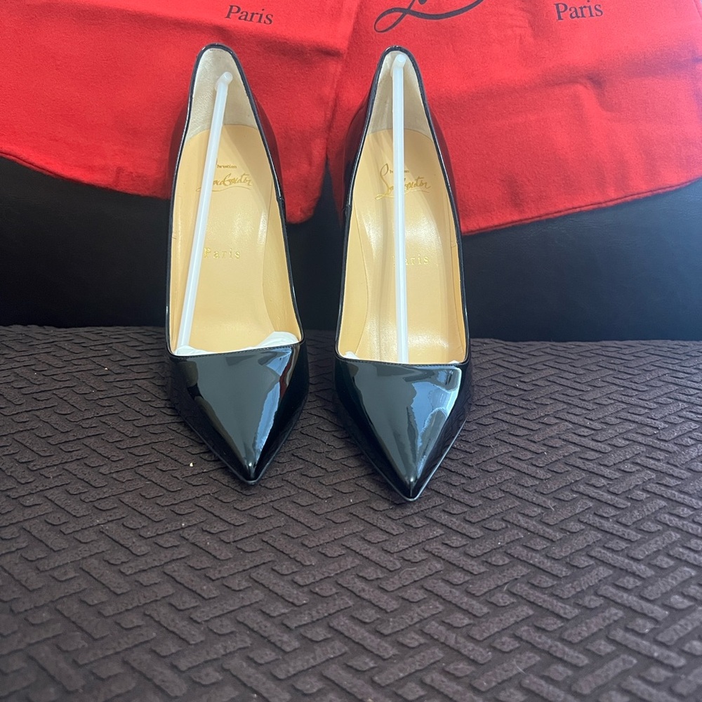 Christian Louboutin Black Patent Leather Heels